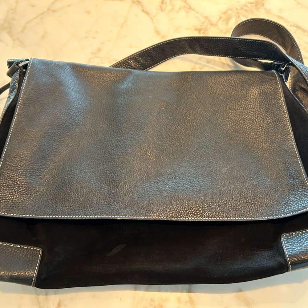 Lambertson Truex Leather Briefcase satchel